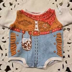 ❤ vintage rare original 1980's CABBAGE PATCH COWBOY/COWGIRL ONESIE RODEO